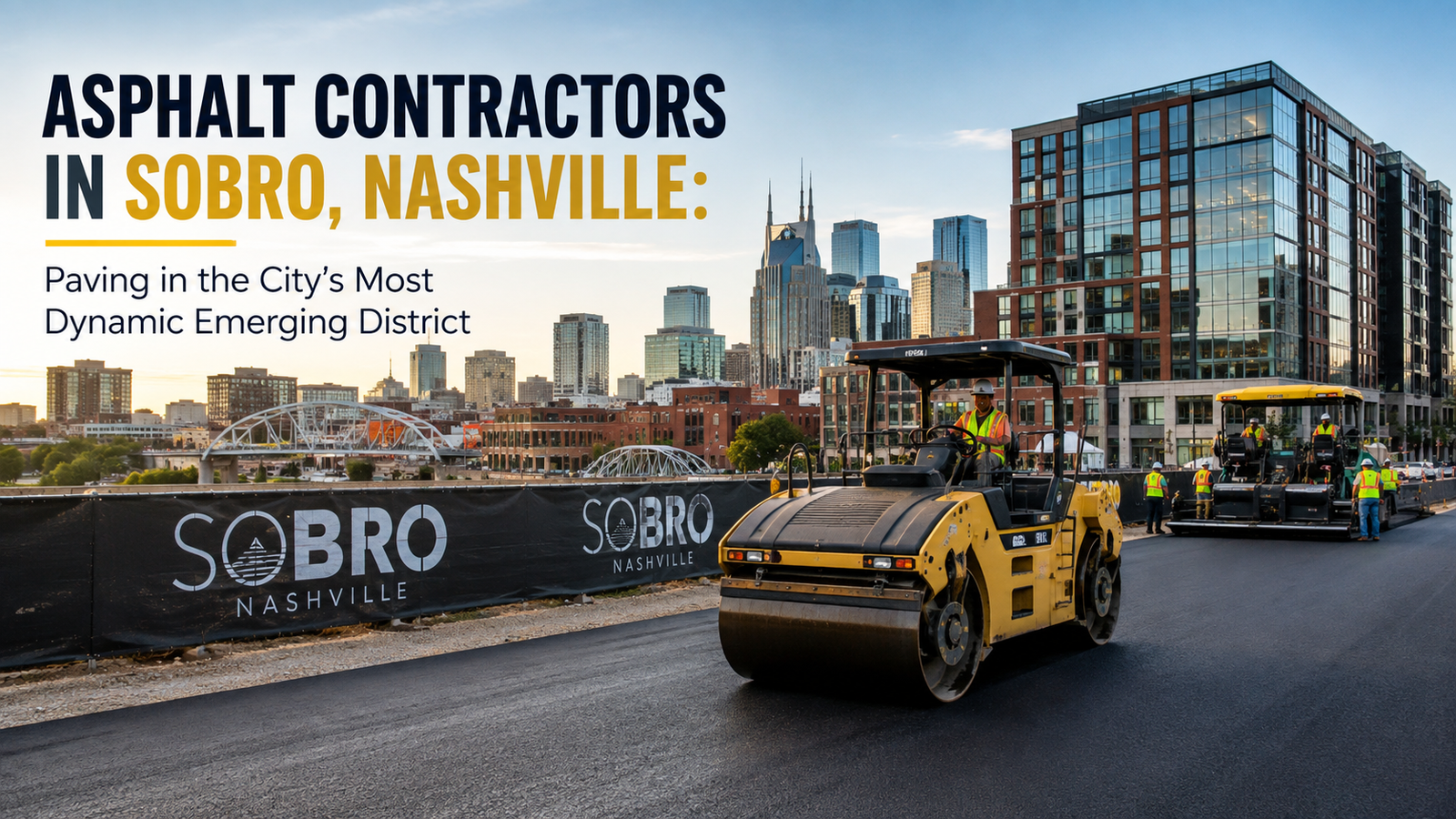 Asphalt Contractors in SoBro, Nashville: Paving in the City's Most Dynamic Emerging District